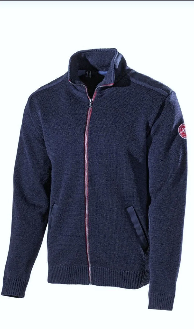 Gregor Wool Full Zip | Navy