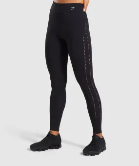 Gymshark Laser Cut Tights - Black