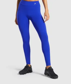 Gymshark Laser Cut Tights - Blue