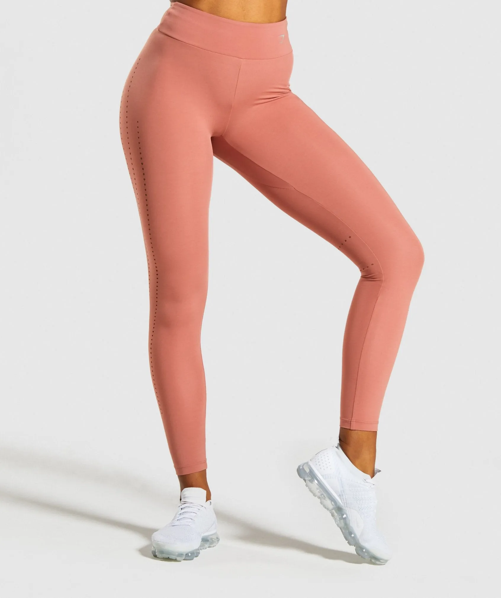 Gymshark Laser Cut Tights - Blush