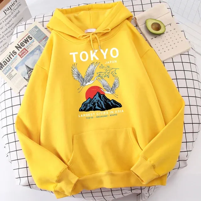 Harajuku Hooded Sweatshirt Tokyo (14 Colors)