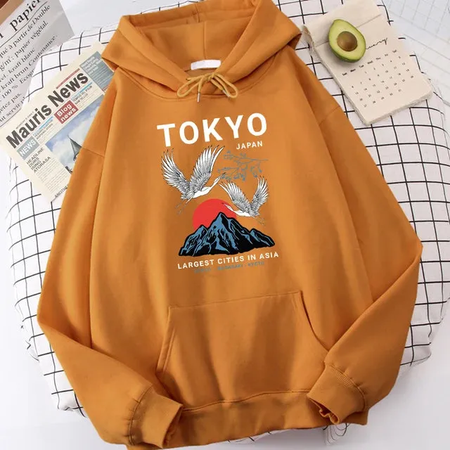 Harajuku Hooded Sweatshirt Tokyo (14 Colors)