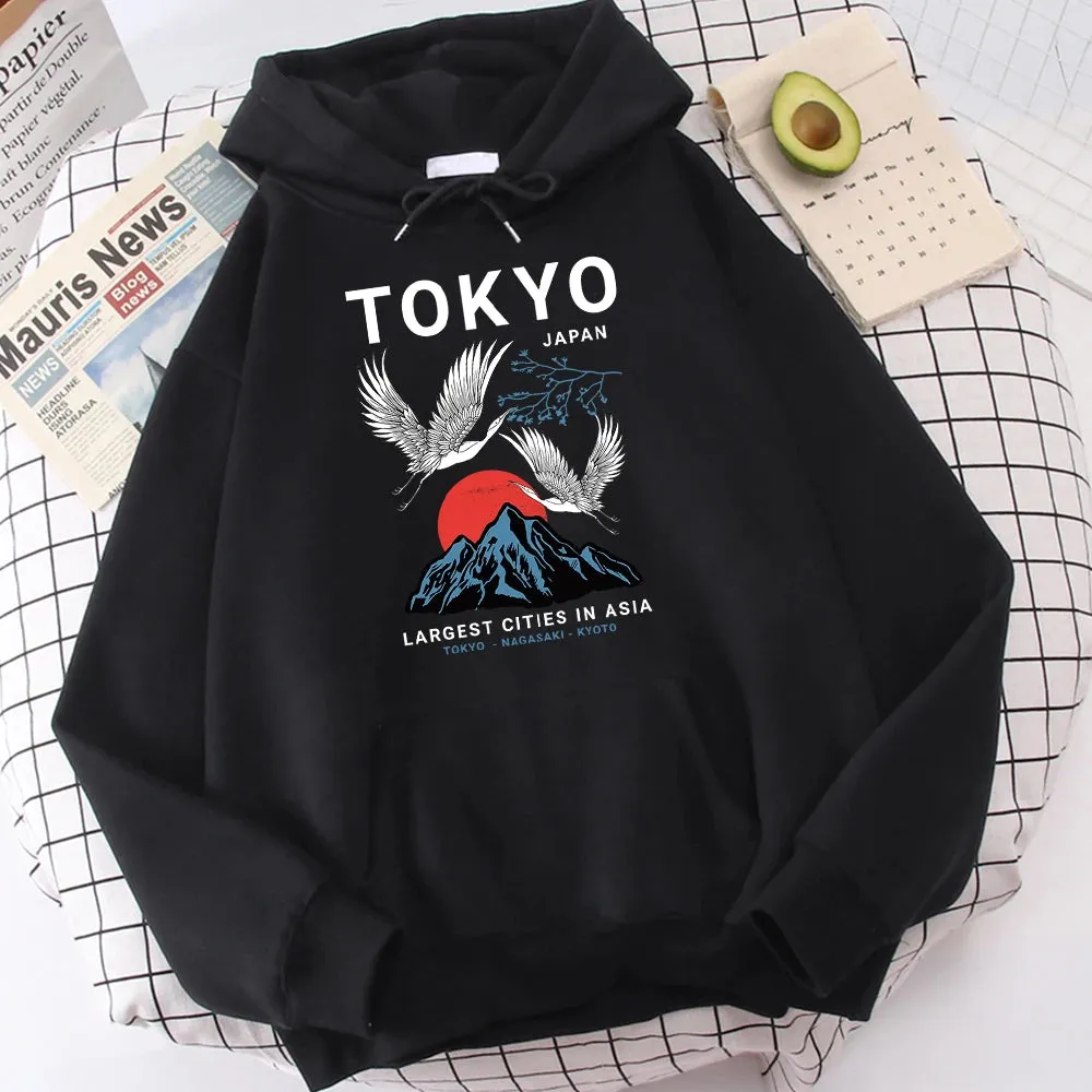 Harajuku Hooded Sweatshirt Tokyo (14 Colors)