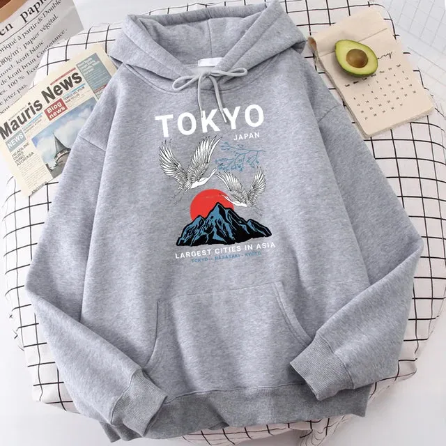 Harajuku Hooded Sweatshirt Tokyo (14 Colors)