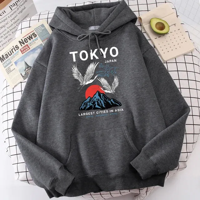 Harajuku Hooded Sweatshirt Tokyo (14 Colors)