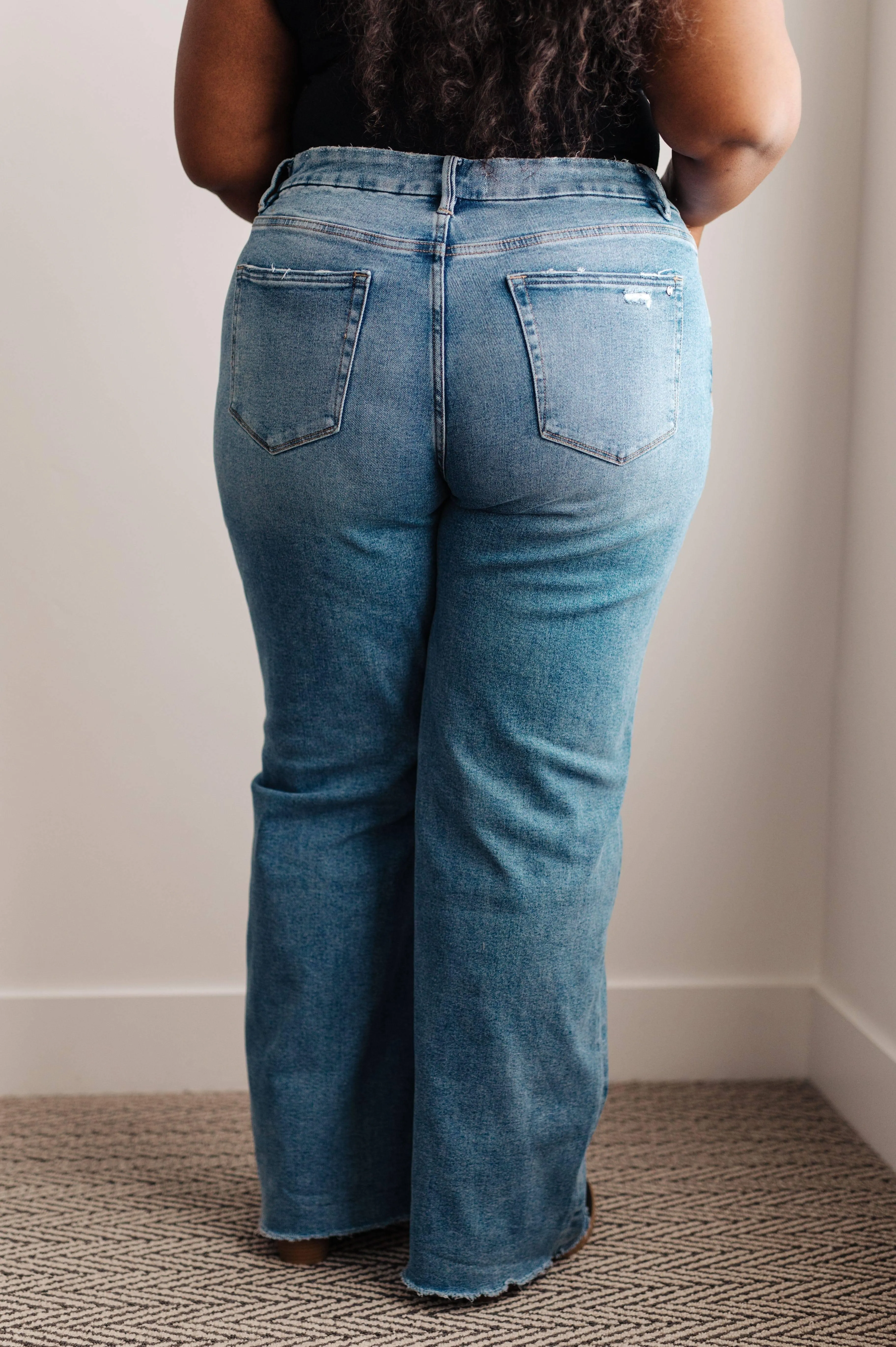 High Rise Wide Leg Mica Denim Jeans