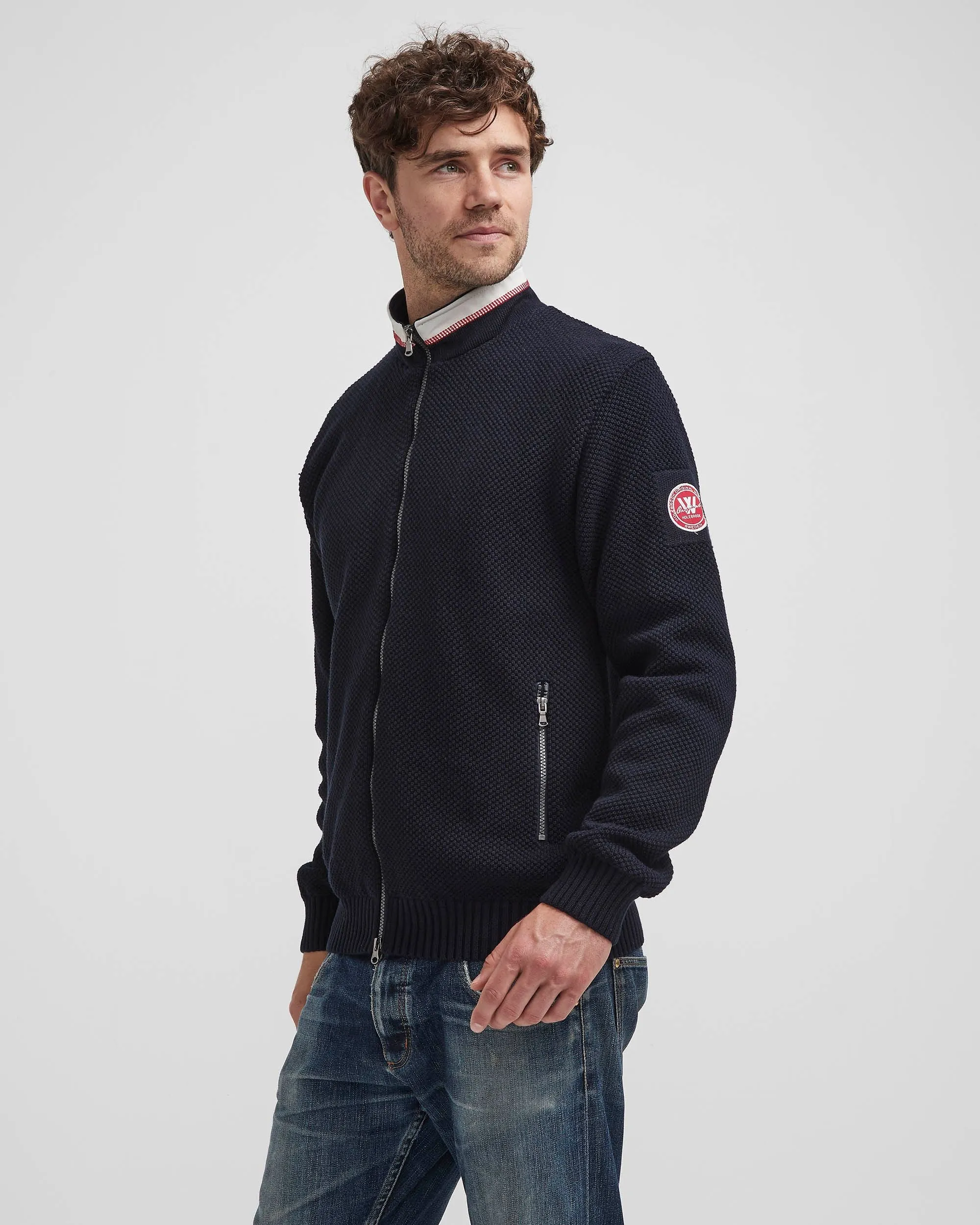 Holebrook Mens Axel Fullzip WP Navy