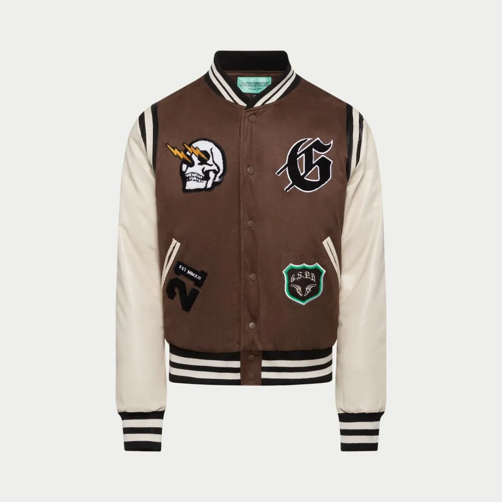 I.G.W.T Varsity Jacket (Brown/Cream)