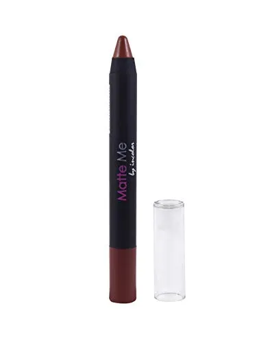 INCOLOR Matte Me Crayon Lipstick, Long Lasting, Waterproof and Smooth Texture Pencil Lipstick For Girl & Women, 2.3g 19 Masion