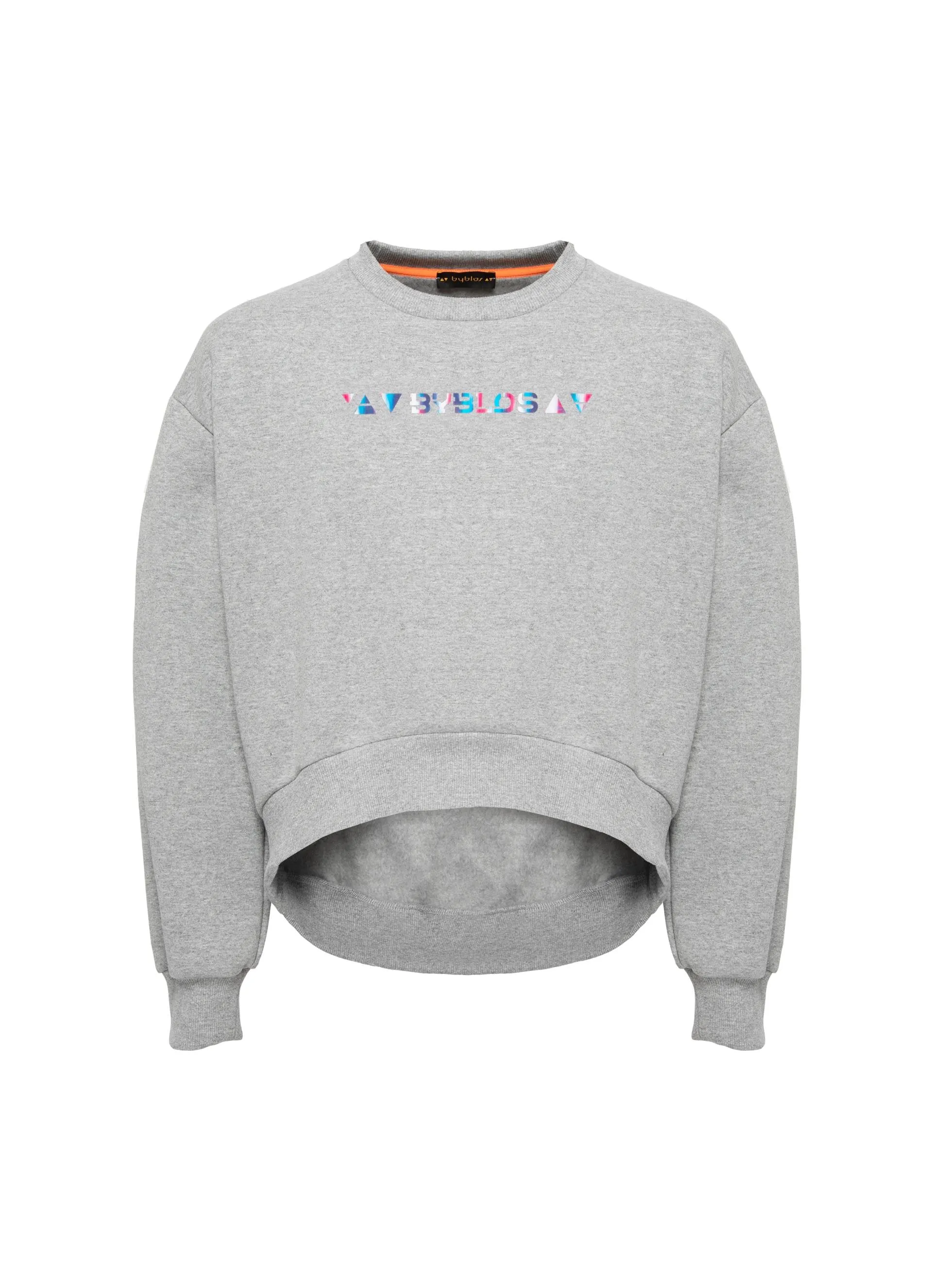 Iridescent Logo Crop Jumper