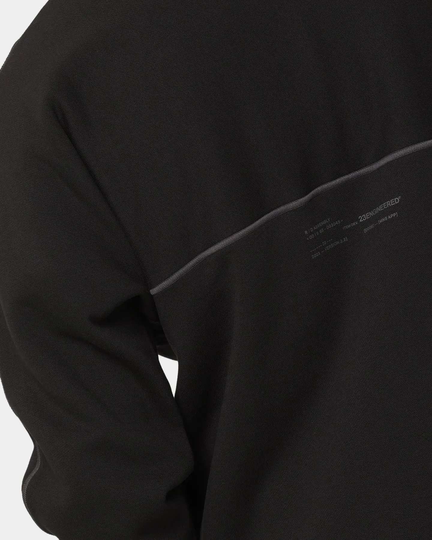 Jordan 23 Engineered Fleece Half-Zip Shirt Black