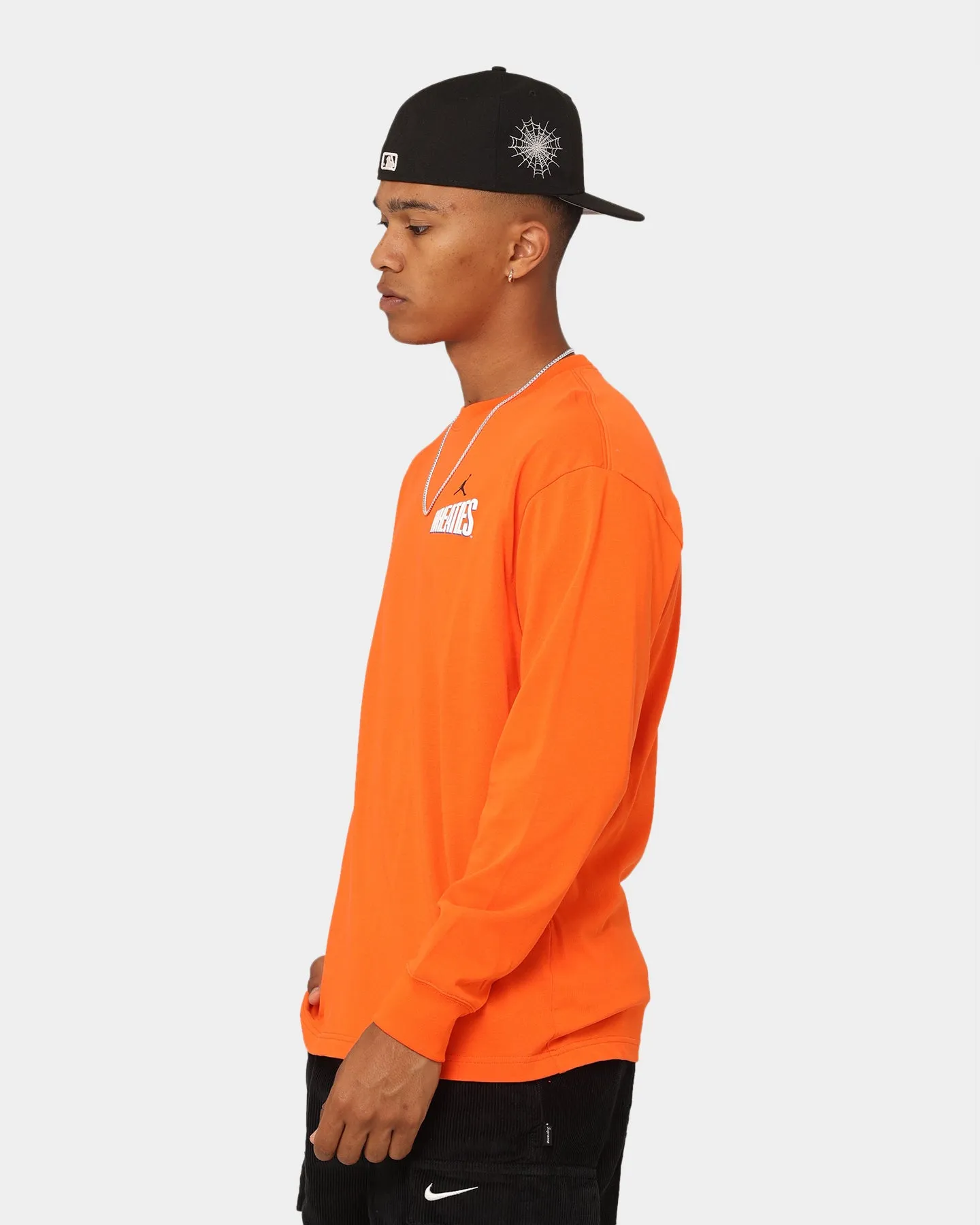 Jordan Flight MVP Statement 85 Crewneck Rush Orange/White