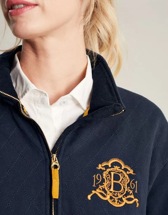 Joules Burghley 1/4 Zip Quilted Sweatshirt