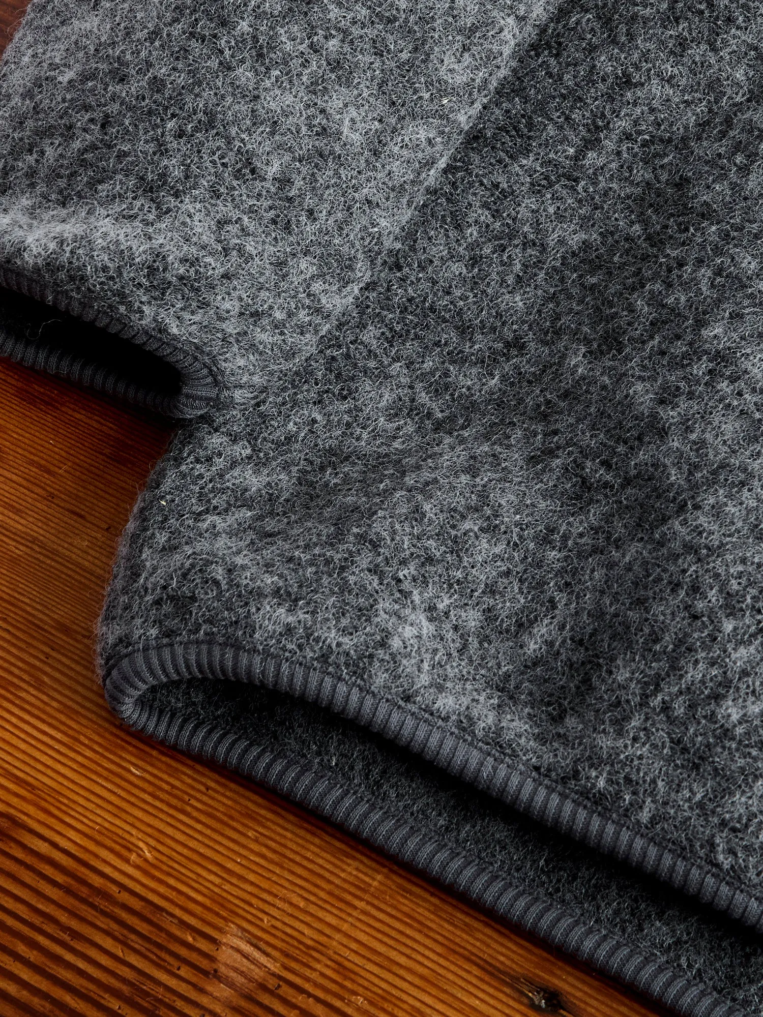 Junction Sweat Jumper in Grey Wool