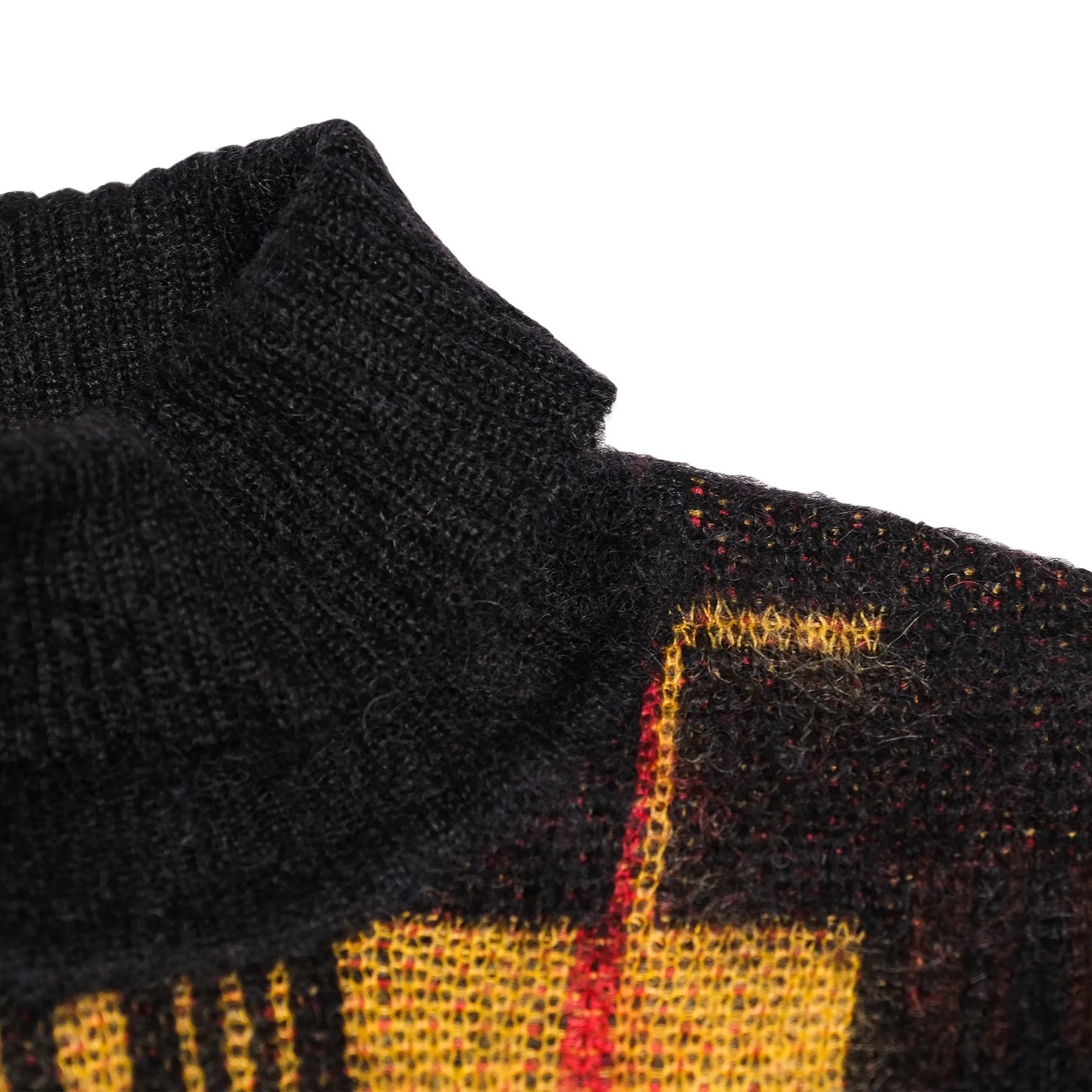 JW ANDERSON Patchwork Turtleneck - Black/Multi