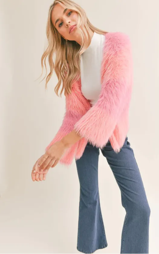 Layla Fuzzy Cardigan