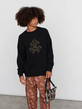 Lazy Mushroom Meditation Sweatshirt