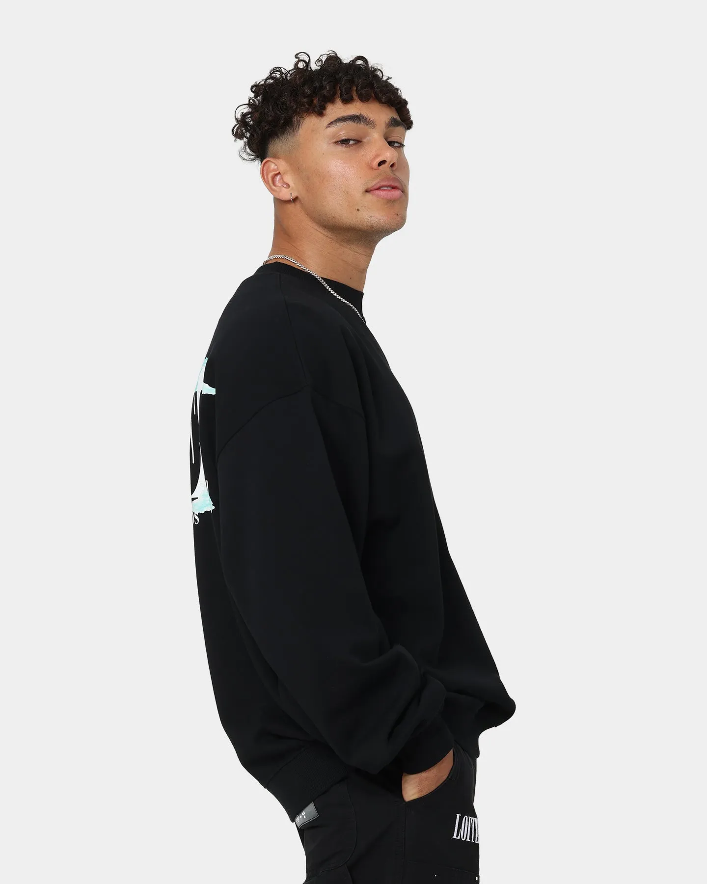 Loiter Cloudland Crewneck Black