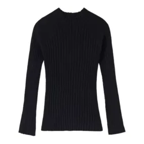 Mayoral - Ribbed jumper, black