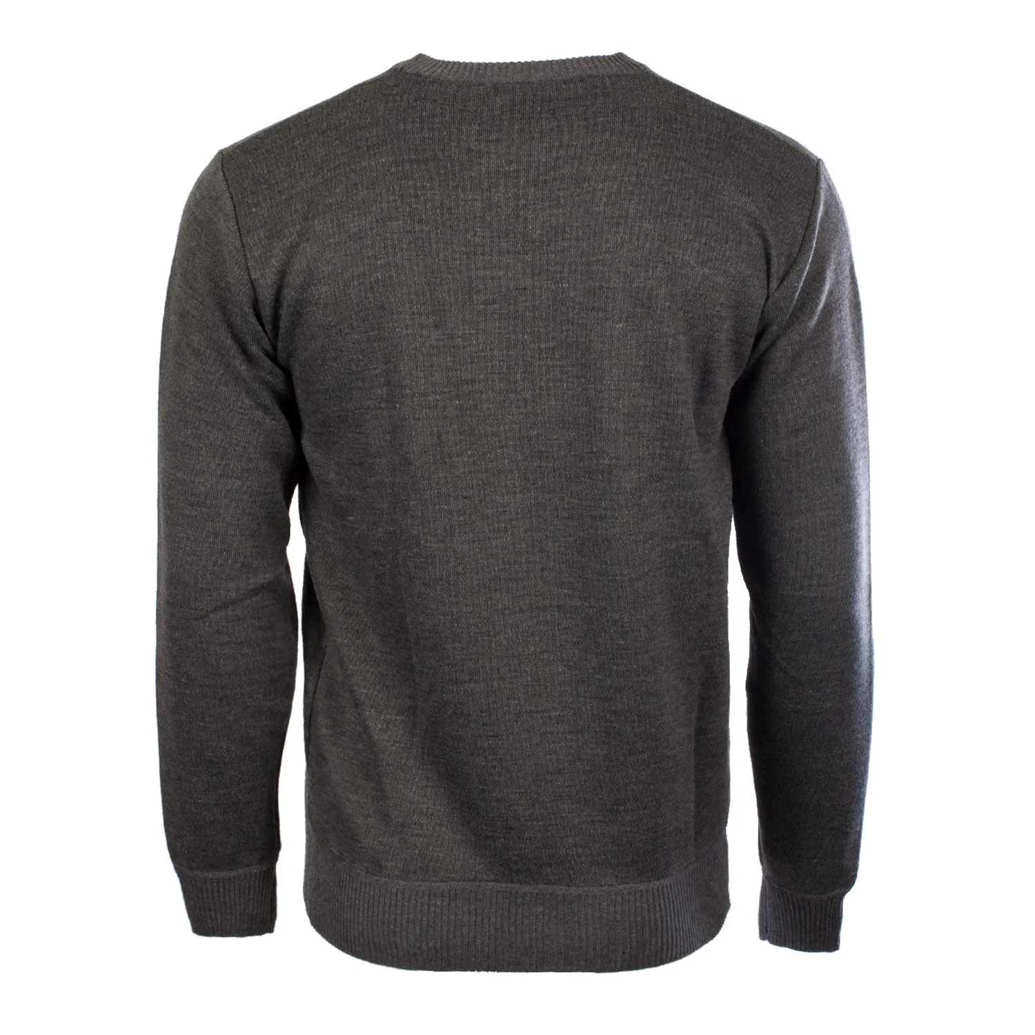 Men's Ballantrae Scotland Thistle Jumper  Charcoal Marl