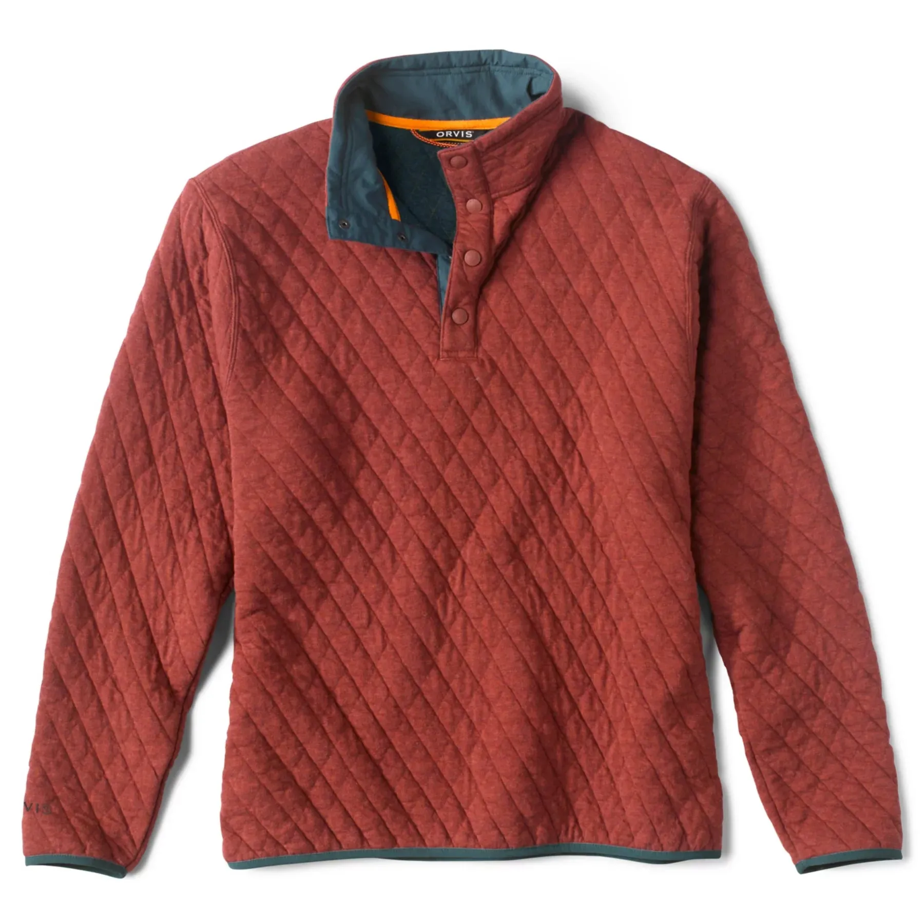 MEN'S OUTDOOR QUILTED SNAP SWEATSHIRT