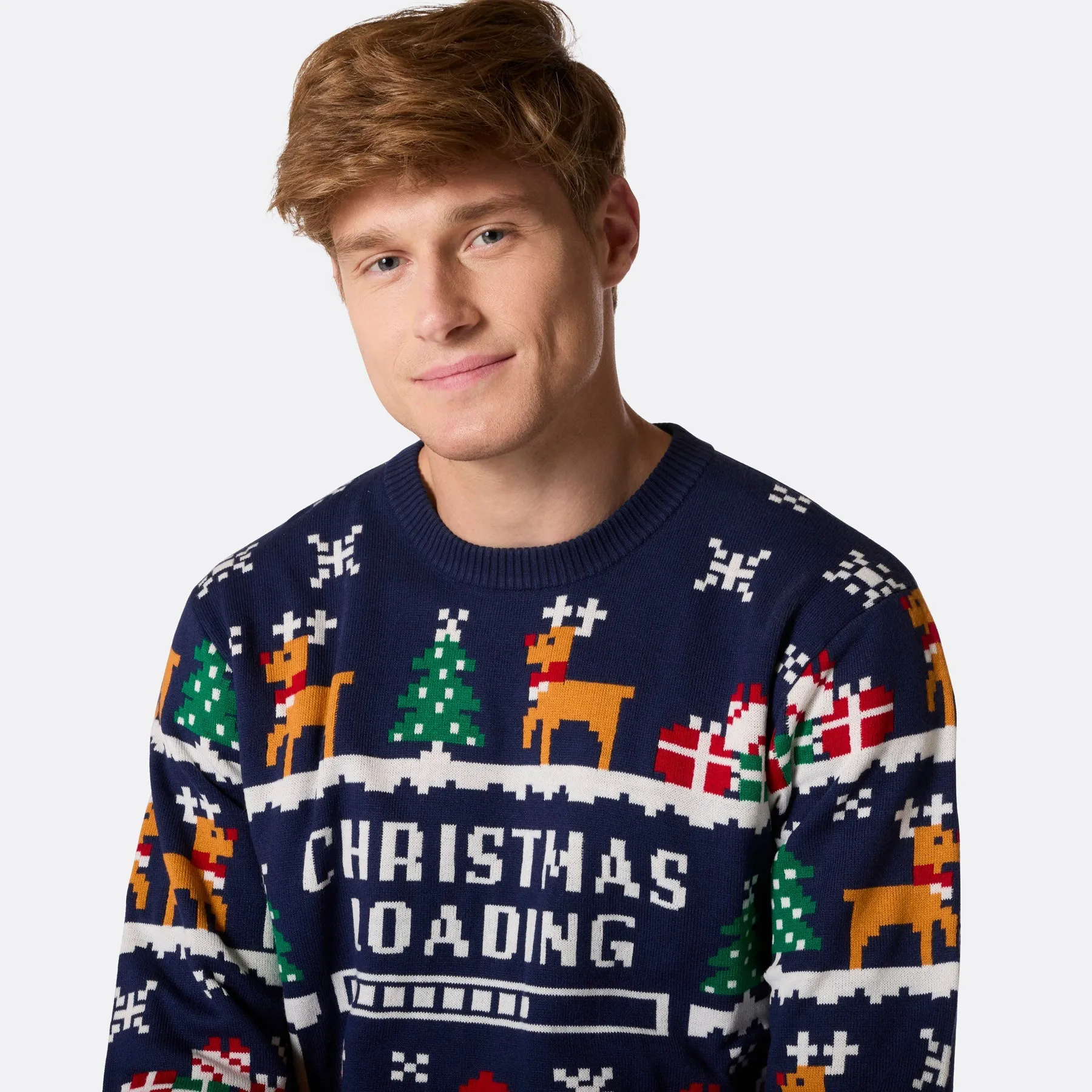 Men's Retro Video Game Christmas Jumper