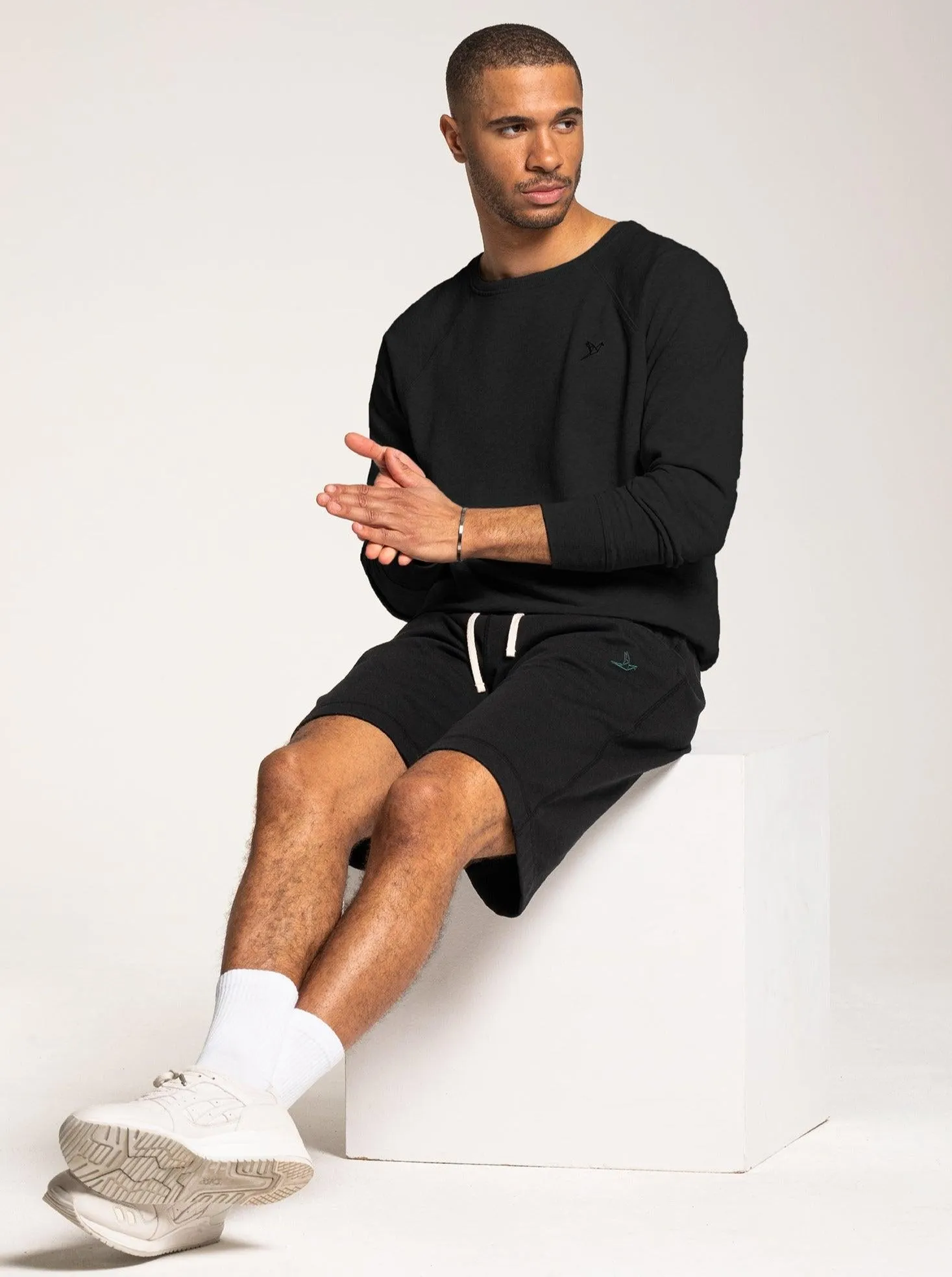 Men's Terry Crewneck - Black