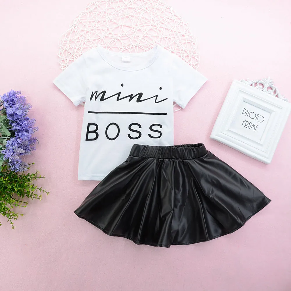 miniBoss Set half sleeve T-shirt