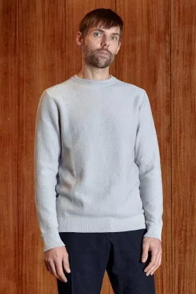 MORTEN jumper eco knotted light grey