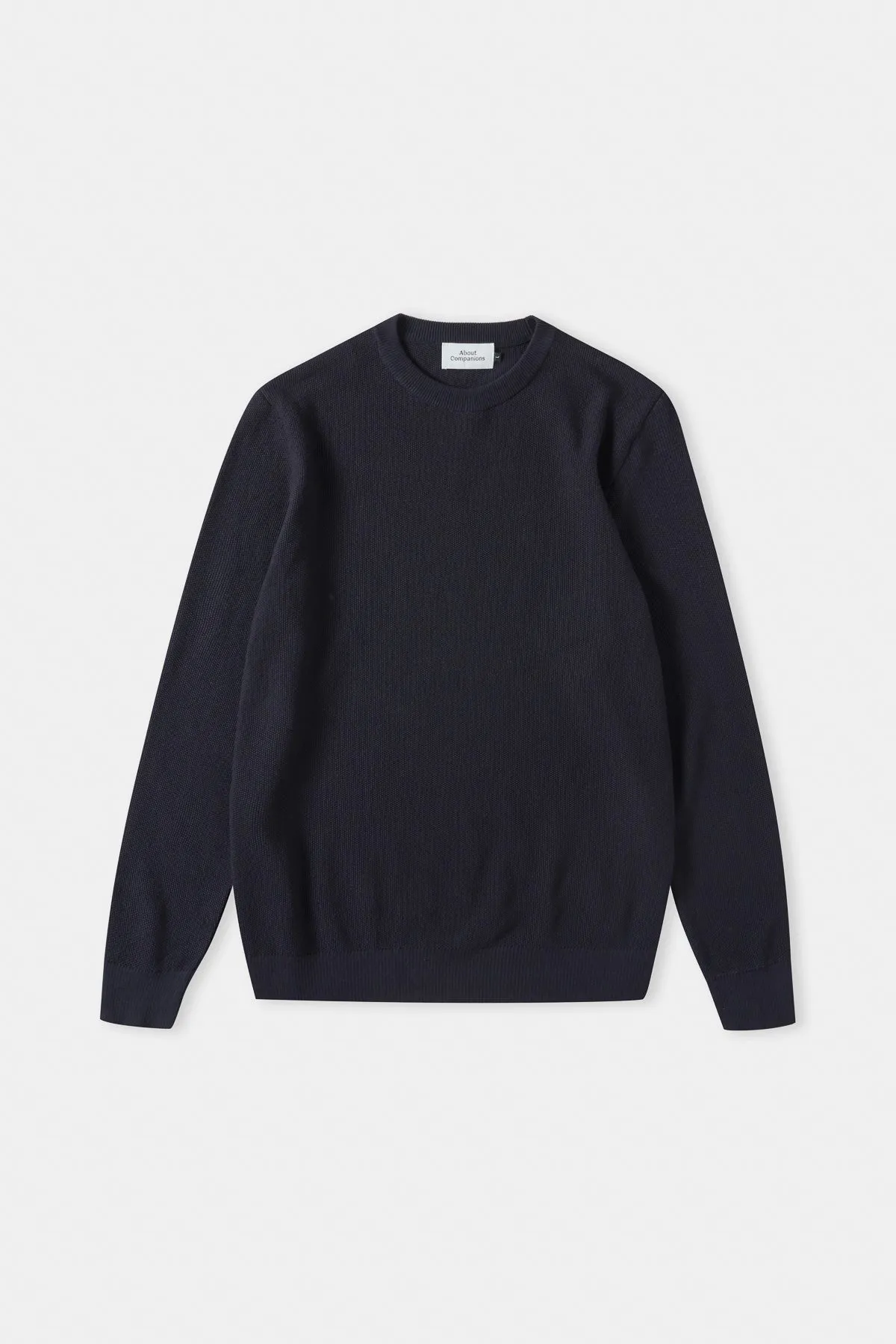 MORTEN jumper eco knotted navy