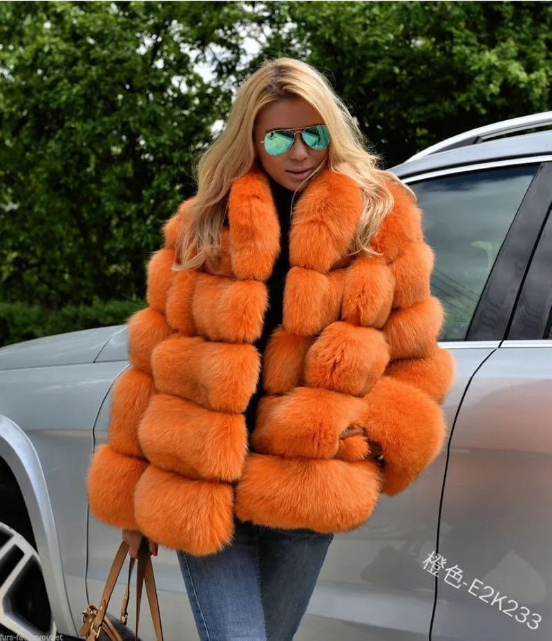 OM Bubble Faux Fur Coat