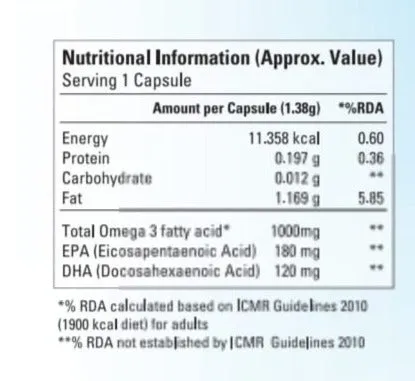 Omex Omega 3 Fatty Acids (30 Tablets)