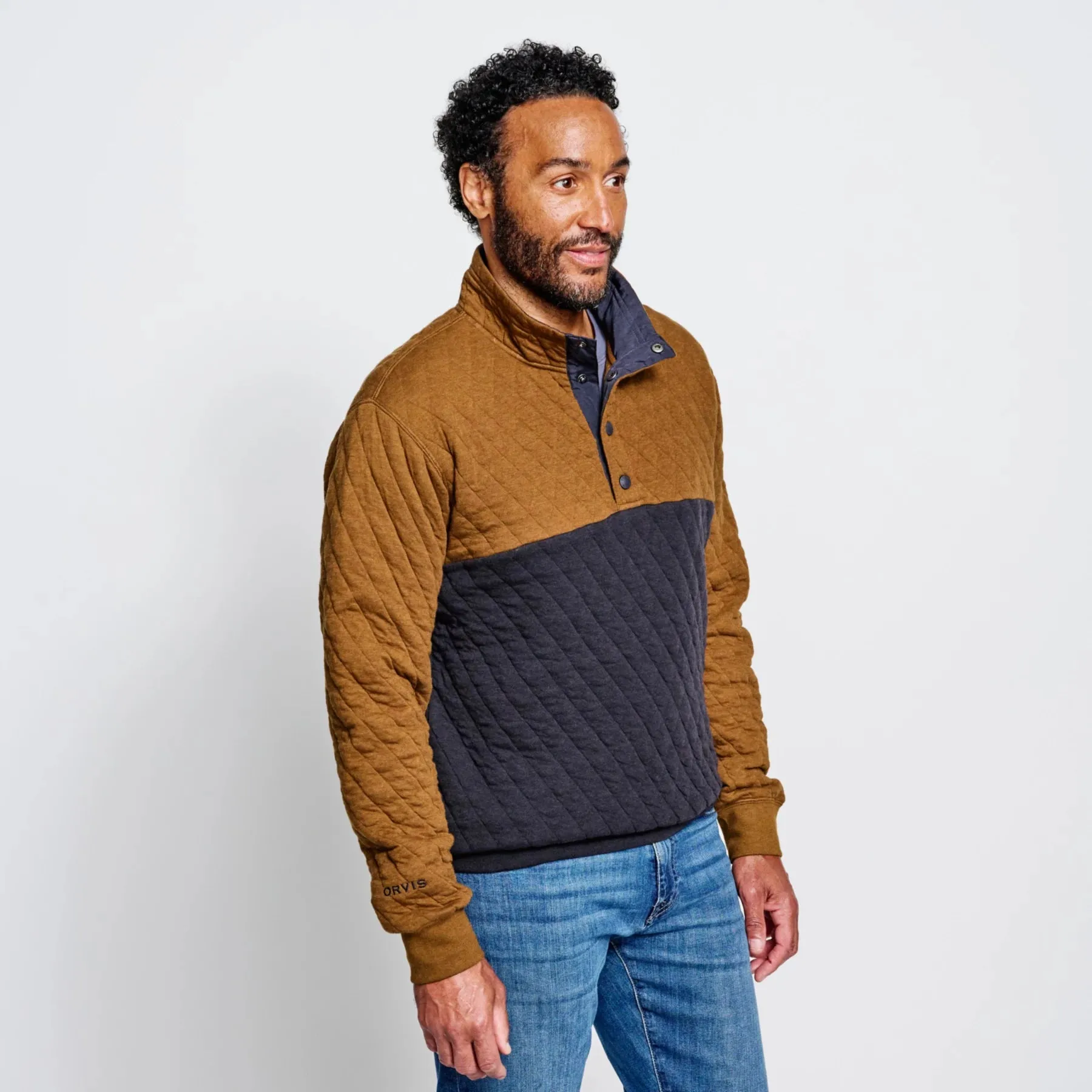 ORVIS M QUILTED SWEATSHIRT