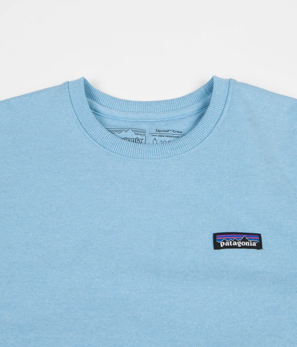 Patagonia P-6 Label Uprisal Crewneck Sweatshirt - Break Up Blue