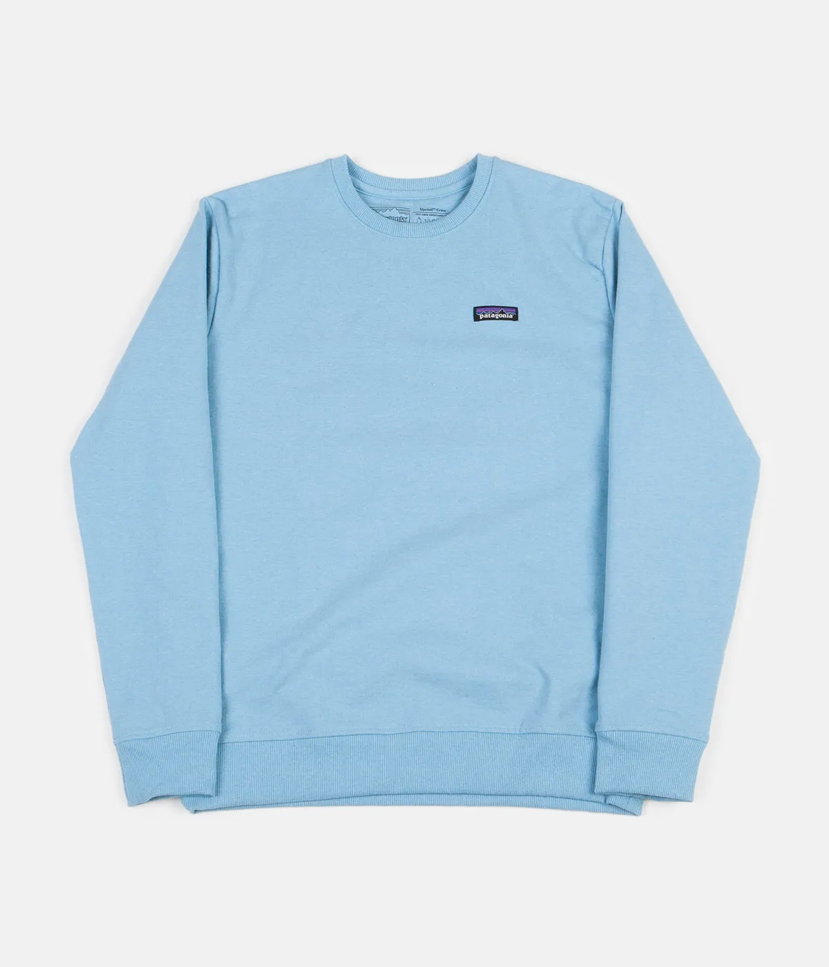 Patagonia P-6 Label Uprisal Crewneck Sweatshirt - Break Up Blue