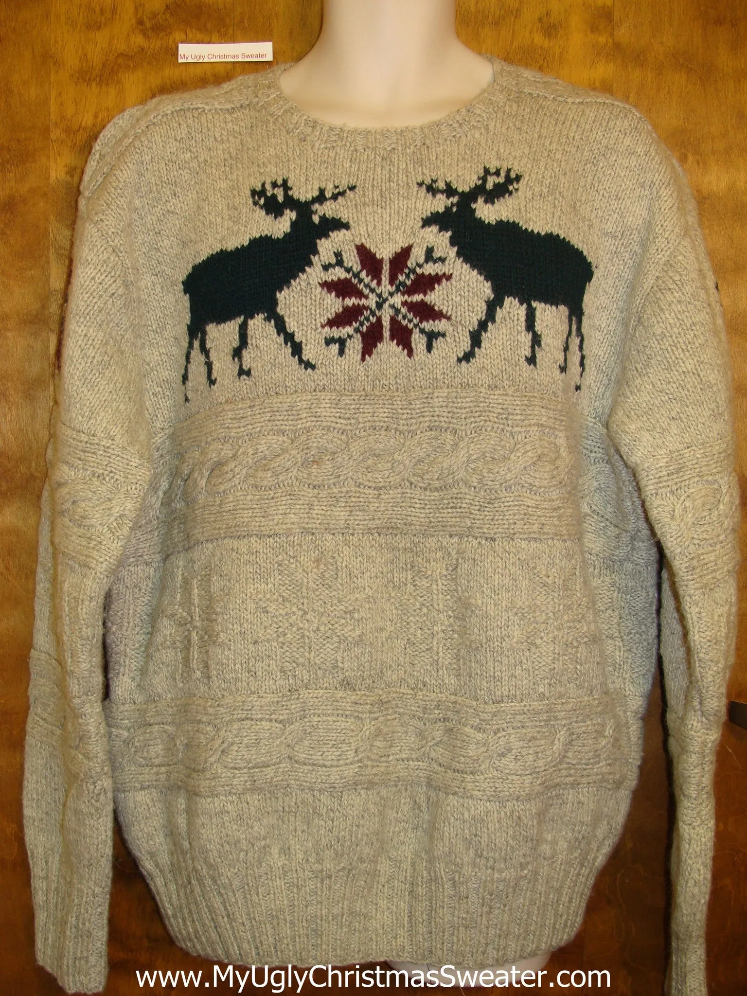 Polo Ralph Lauren Reindeer Mens Ugly Chrsitmas Sweater