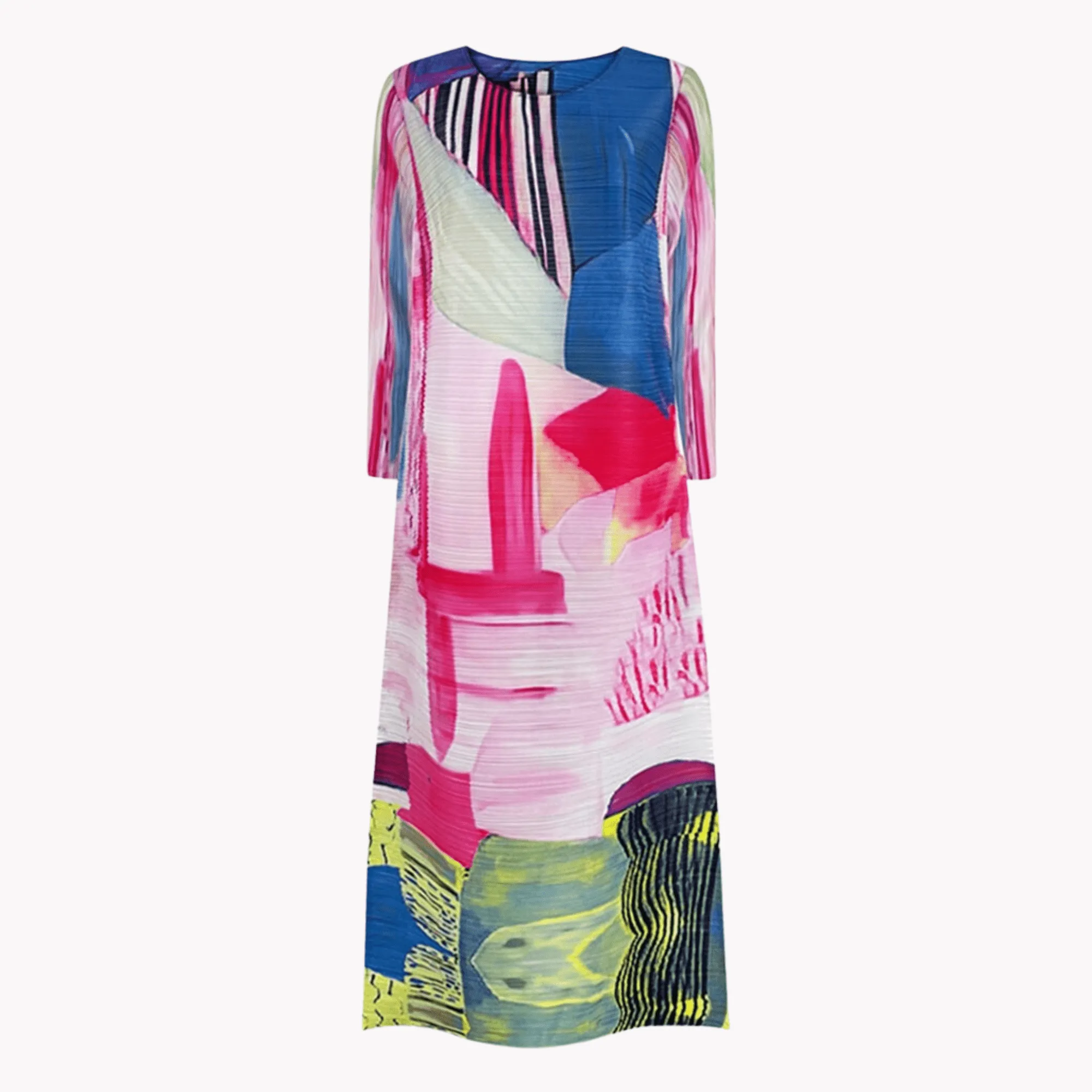 Pre Order:  Abstract Pleated Dress