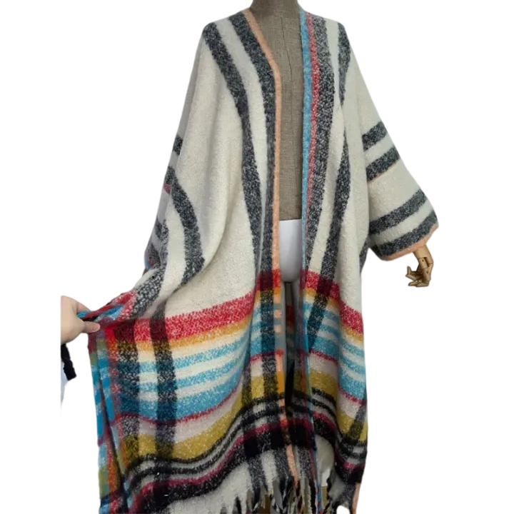 Pre Order: Chic Poncho Cardigan  - WINI