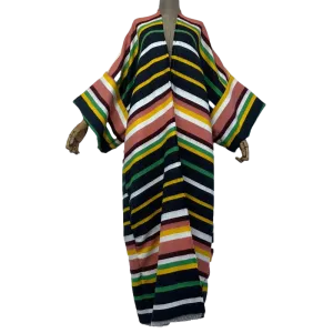 Pre Order:  Cozy Striped Maxi Cardigan - WINI