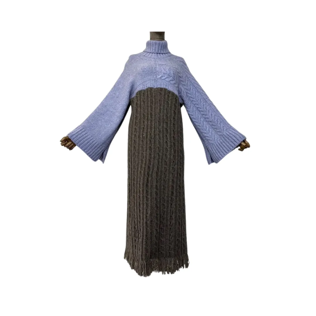 Pre Order:  Knit Pullover Kaftan Dress  - WINI