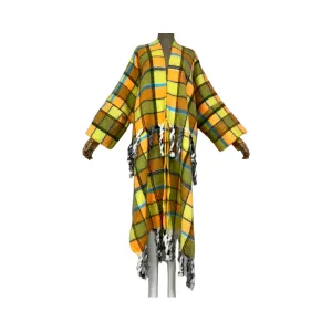 Pre Order: Plaid Long Sleeve Cardigan - WINI