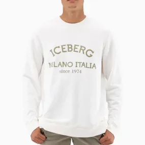 Print Logo Sweatshirt (Cream) - I24E05D63171102