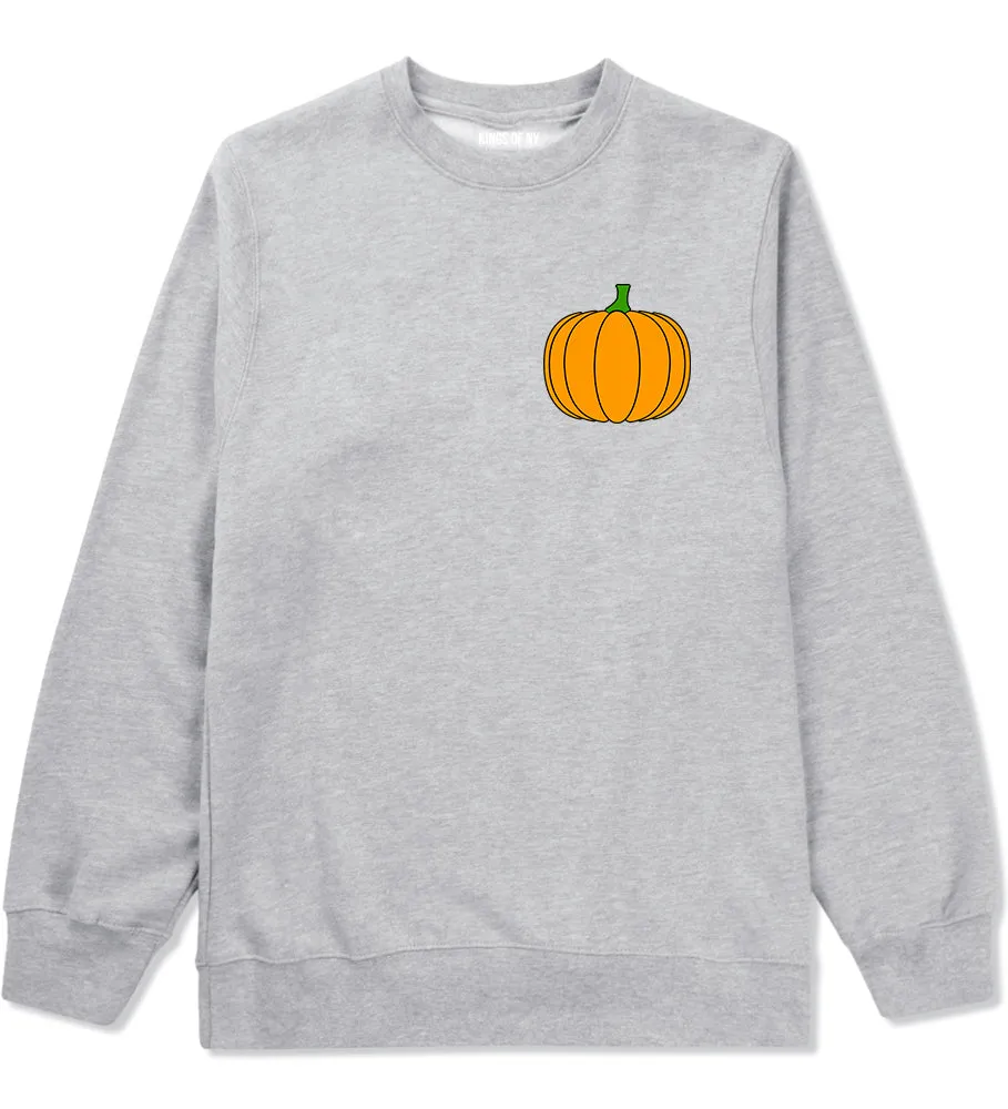 Pumpkin Fall Chest Mens Crewneck Sweatshirt