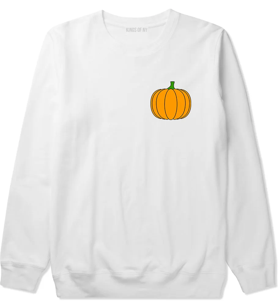 Pumpkin Fall Chest Mens Crewneck Sweatshirt