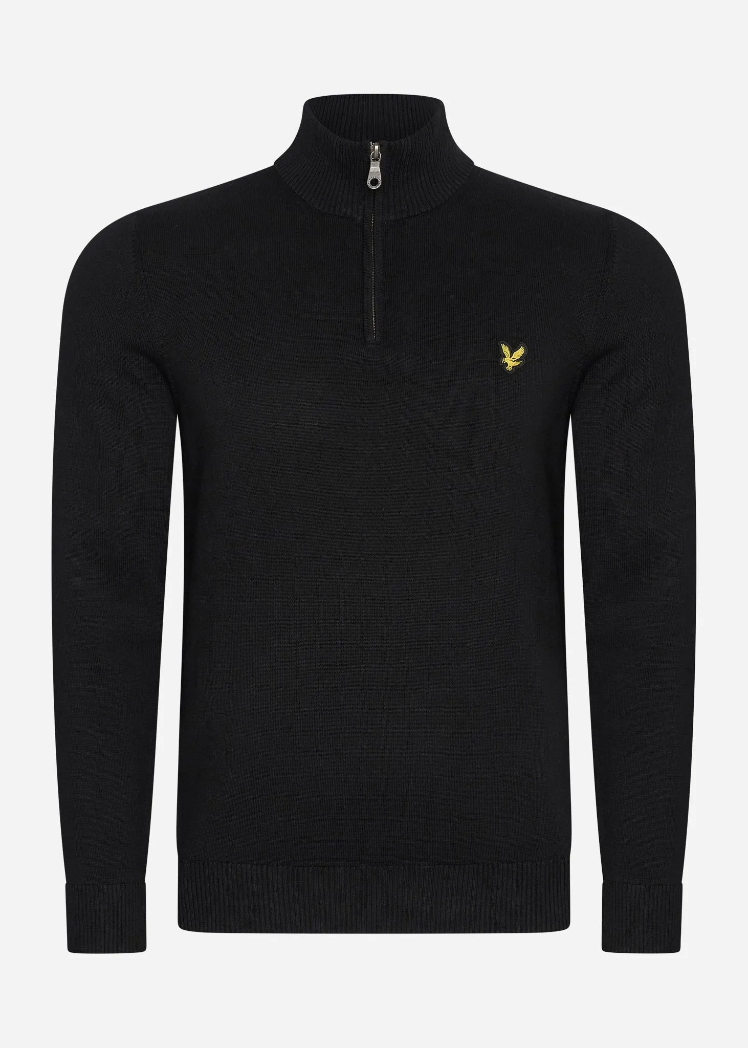 Quarter zip jumper - jet black