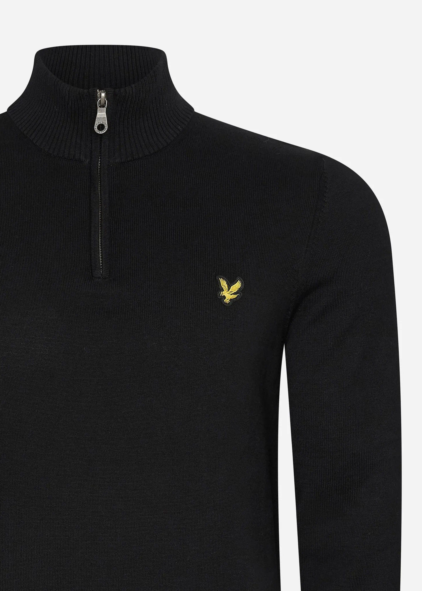 Quarter zip jumper - jet black