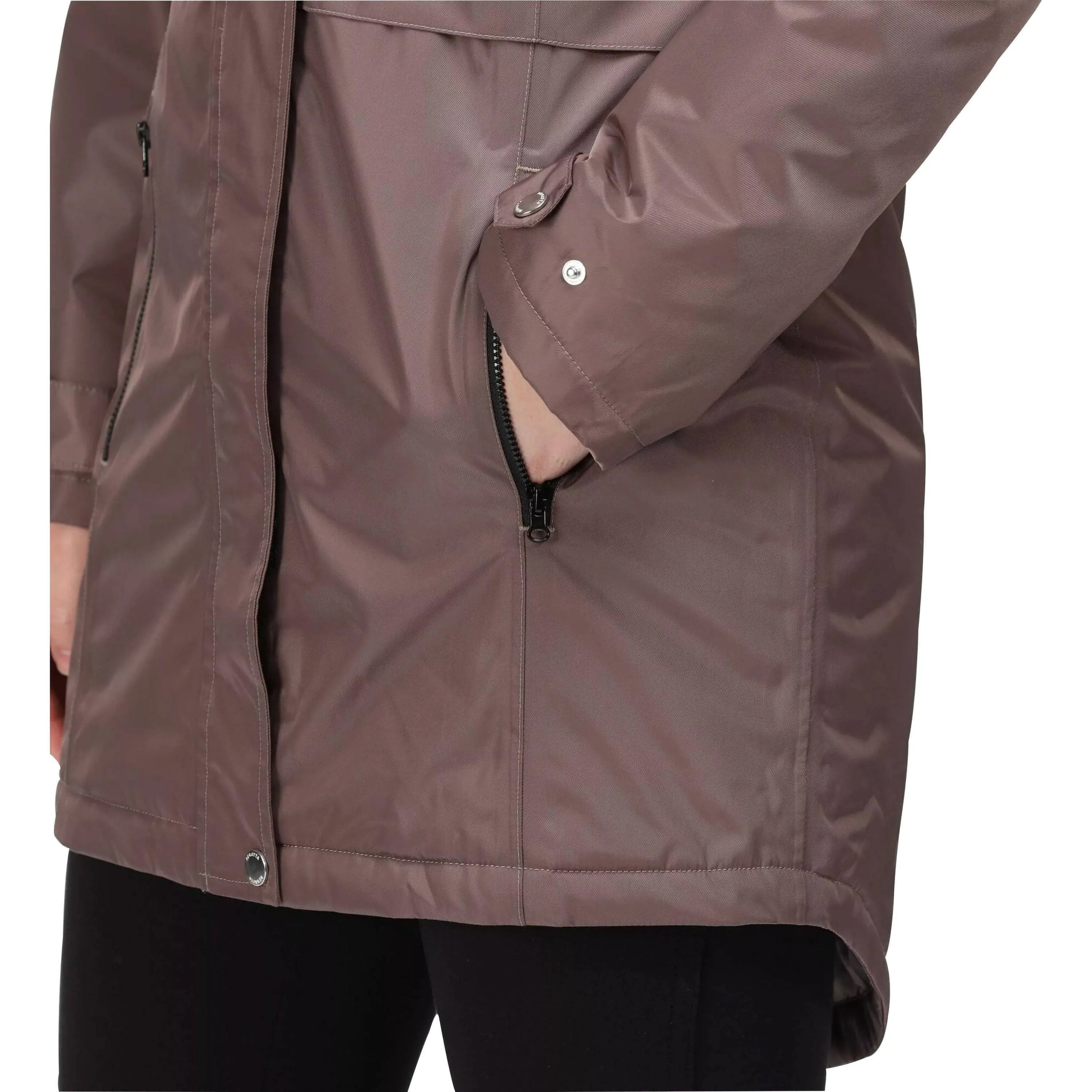 Regatta Lexis Waterproof Insulated Womens Parka Jacket - Brown