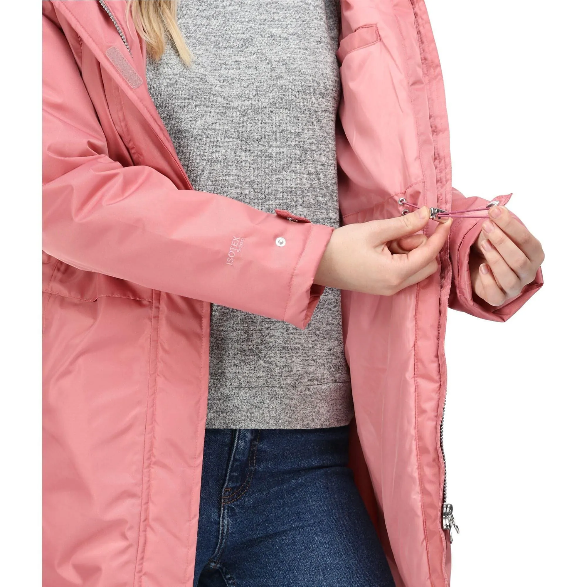 Regatta Lexis Waterproof Insulated Womens Parka Jacket - Pink