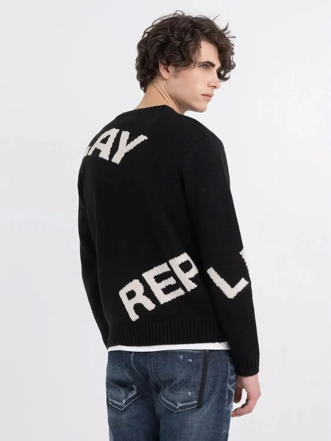 Replay UK2514 Logo Jumper