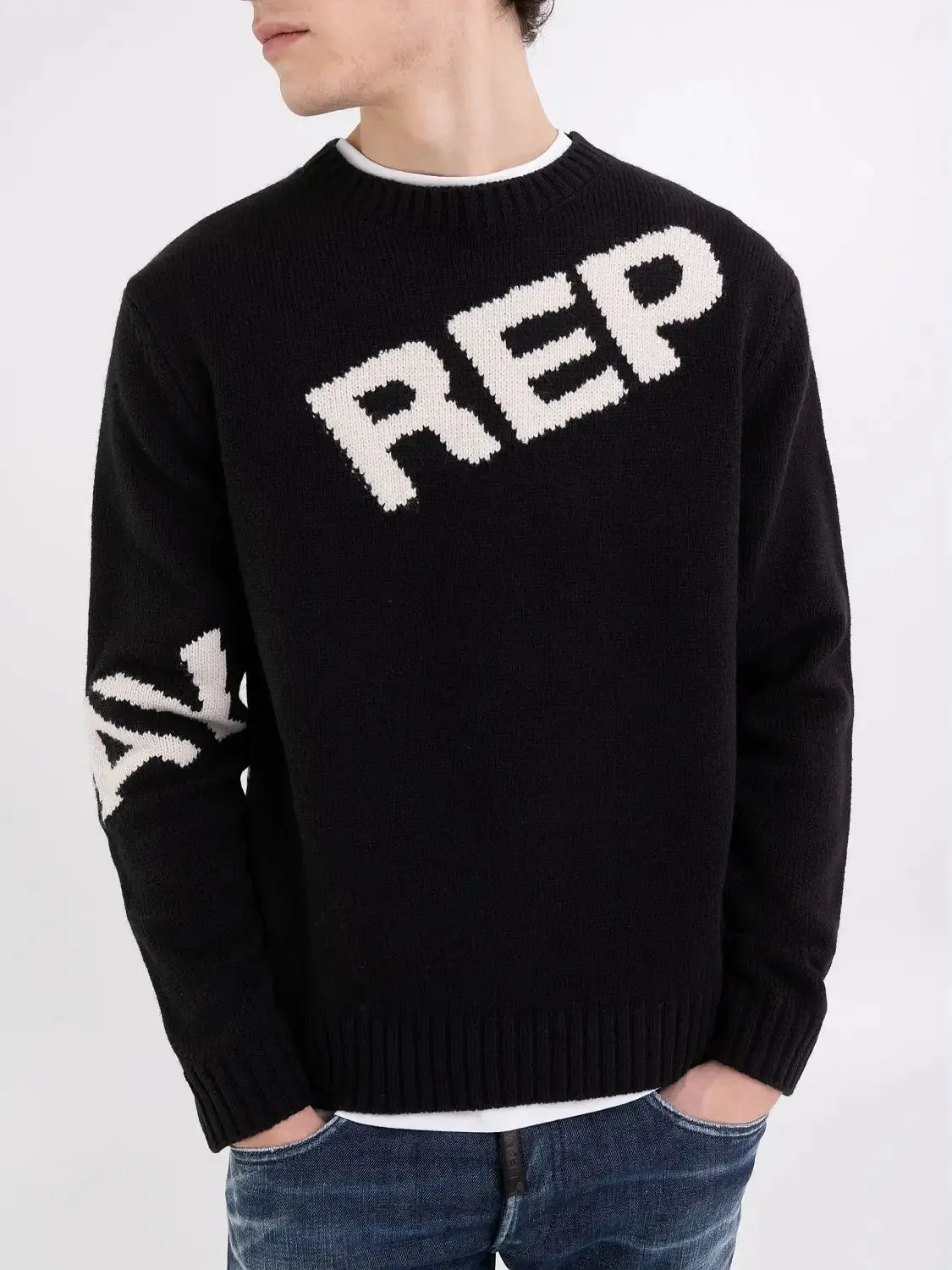 Replay UK2514 Logo Jumper